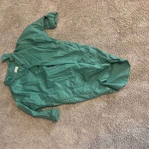 Green Button-Up Dress